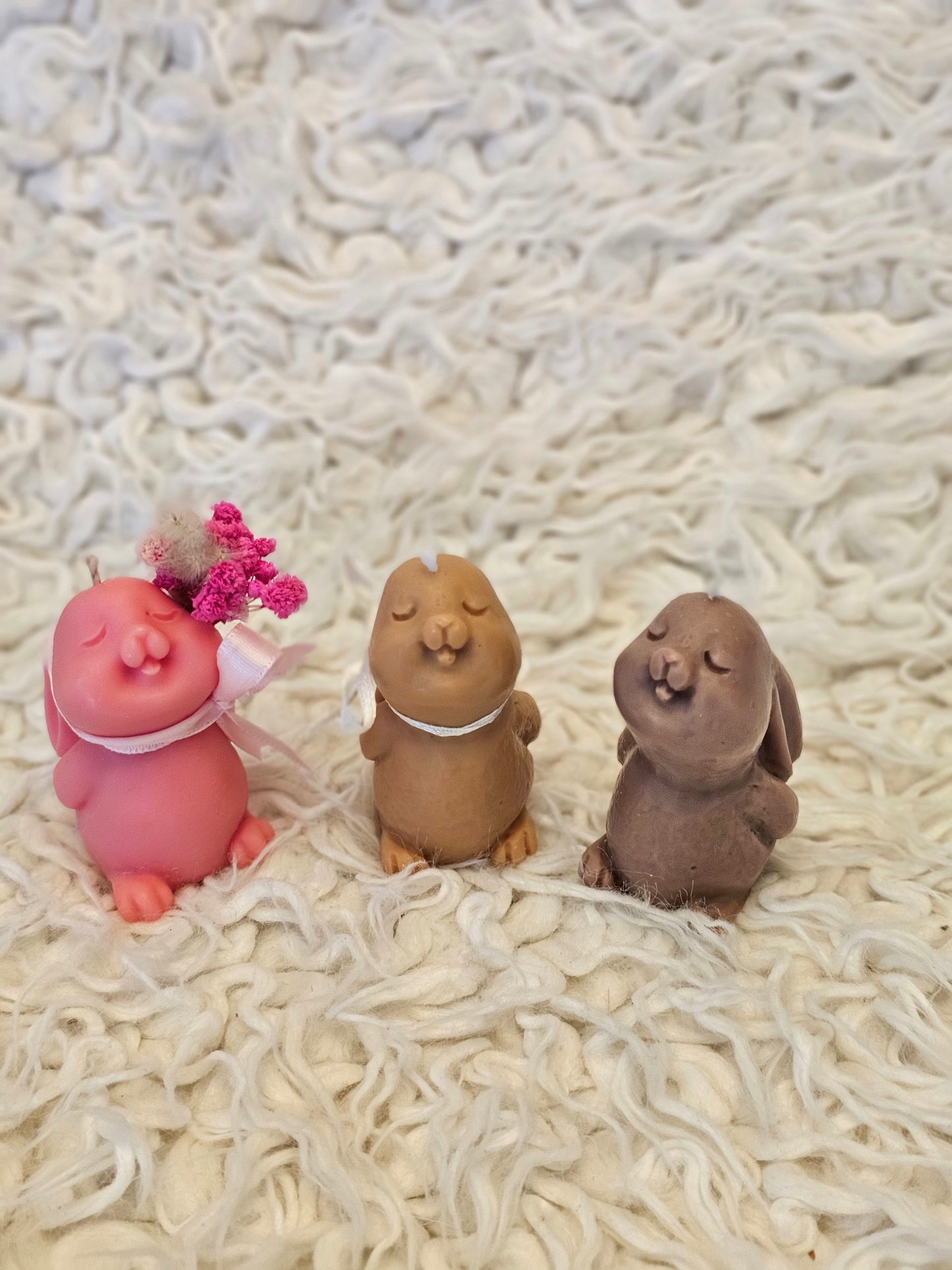 Osterhasen Trio Kerzen